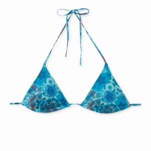 Bikinitop in driehoekvorm - BLUE - M
