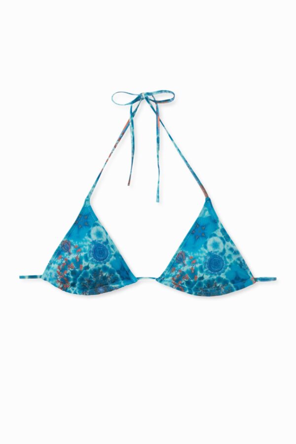 Bikinitop in driehoekvorm - BLUE - S