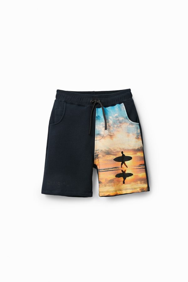 Short met surfscene - BLUE - 13/14