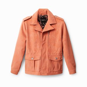 Recht jack met zakken - ORANGE - L