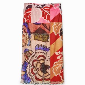 Midi-rok Mr. Christian Lacroix - MATERIAL FINISHES - S