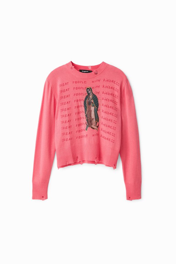 Trui met Guadeloupe - RED - XXL