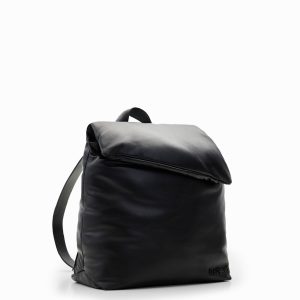 Kleine leren rugzak - BLACK - U