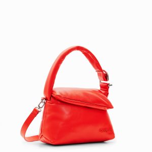 Middelgrote leren tas - ORANGE - U