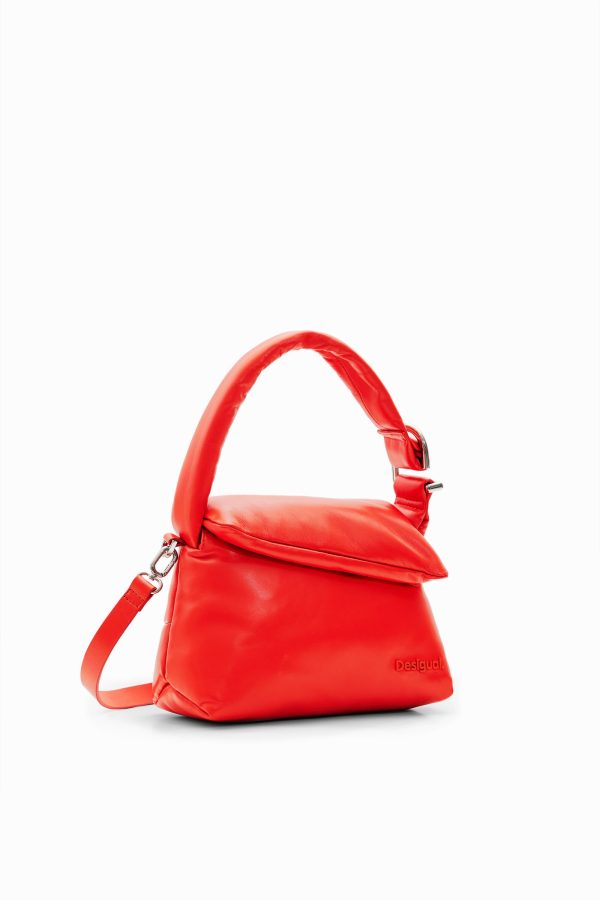 Middelgrote leren tas - ORANGE - U