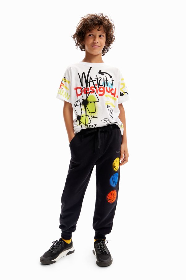 Joggingbroek Smiley Originals ® - BLACK - 5/6