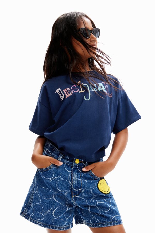 Jeansshorts met Smiley Originals ® - BLUE - 7/8
