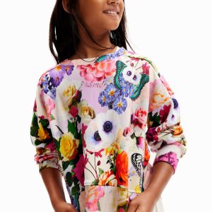 Fantasievol oversized sweatshirt - MATERIAL FINISHES - 13/14