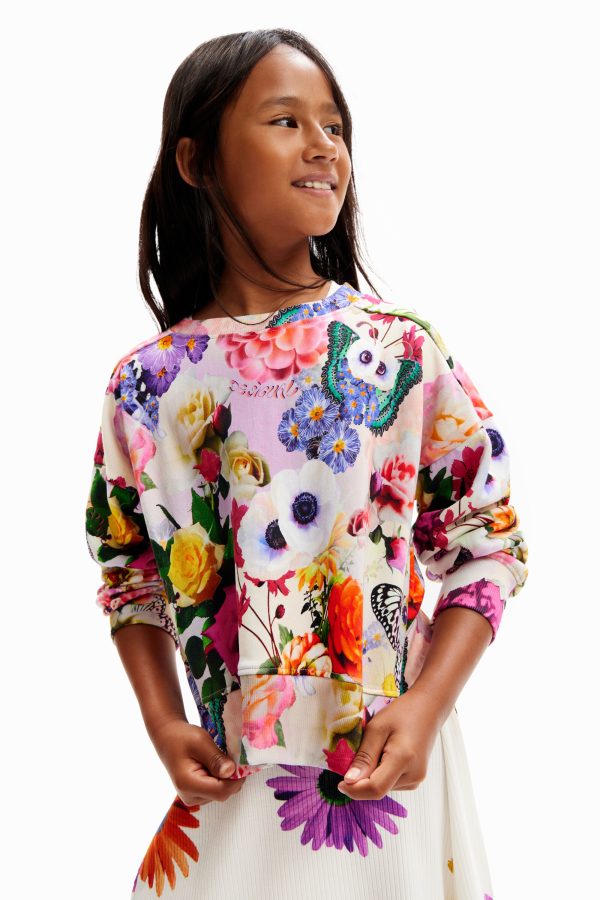 Fantasievol oversized sweatshirt - MATERIAL FINISHES - 13/14