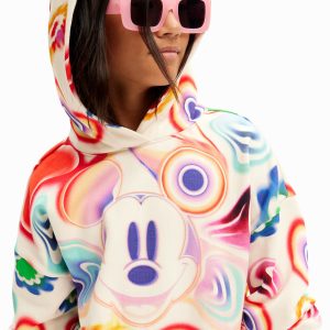 Oversized sweatshirt Mickey Mouse - WHITE - L