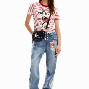 Denim joggingbroek Mickey Mouse - BLUE - L