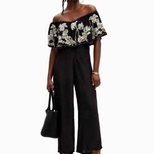Midi-jumpsuit palmen Stella Jean - BLACK - XL
