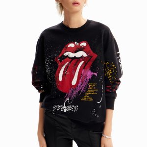 Sweatshirt splatter The Rolling Stones - BLACK - XXL