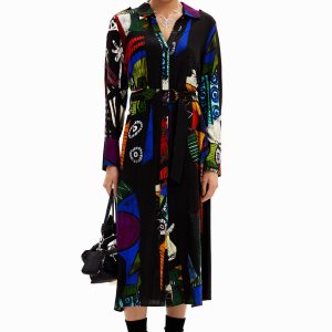 Midi-blousejurk M. Christian Lacroix - BLACK - XS