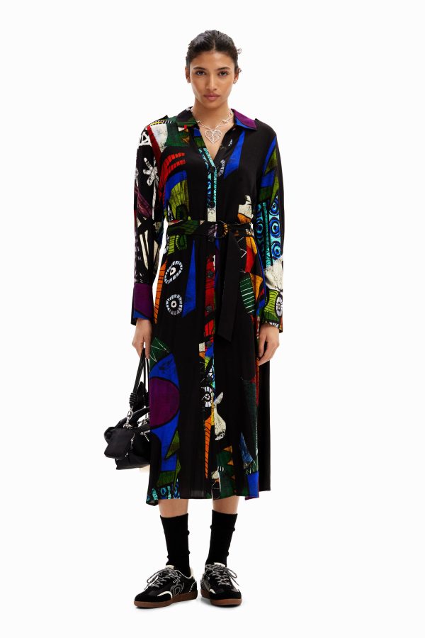 Midi-blousejurk M. Christian Lacroix - BLACK - XS