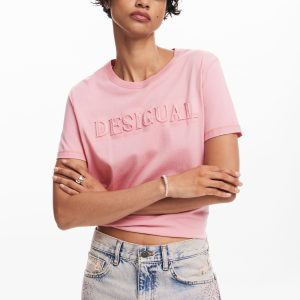 Desigual gebreid T-shirt - RED - L