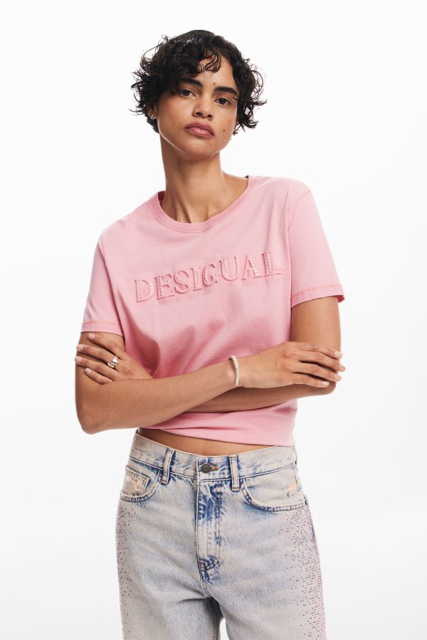 Desigual gebreid T-shirt - RED - M