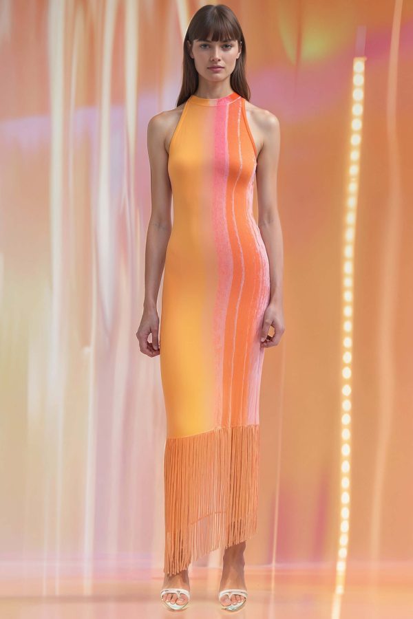 Jurk - ORANGE - L
