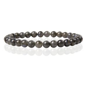 6mm Memphis Natuursteen Armband - Labradorite