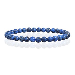 6mm Memphis Natuursteen Armband - Sodalite