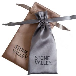 Brillenhoes Satijn Stone Valley - Bruin & Grijs