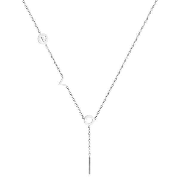 Cilla Jewels dames ketting Edelstaal Zilverkleurig Bar T