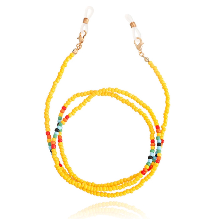 Deja Jewels Geel Bohemian Koord voor Zonnebril of Leesbril 1 Deja Jewels Geel Bohemian Koord voor Zonnebril of Leesbril