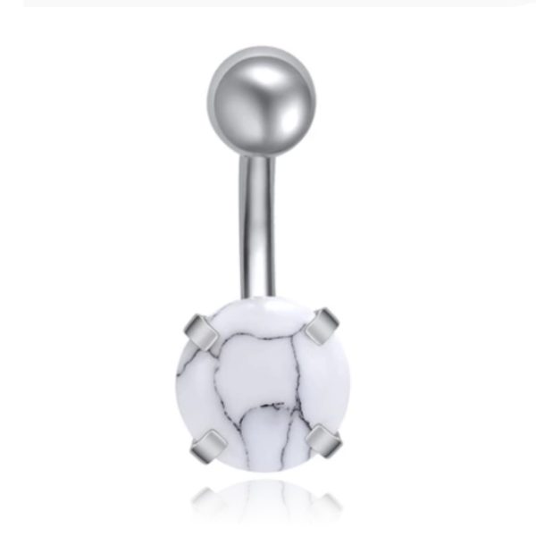 Edelstaal Navelpiercing LGT JWLS - Howliet & Zilver