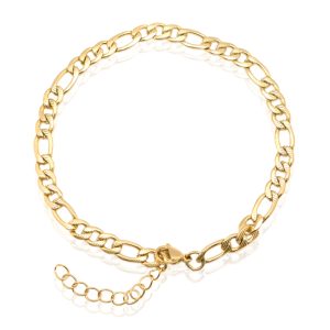 Figaro Enkelband LGT JWLS - 5mm Goud