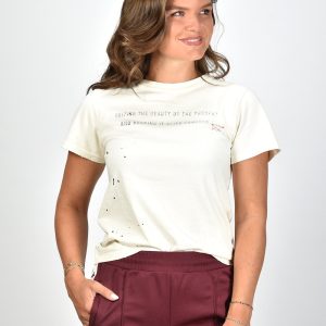 Golden Goose t-shirt GWP01221.P001002.11421 wit