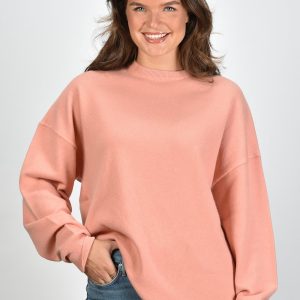 Extreme Cashmere trui Crew Hop oranje