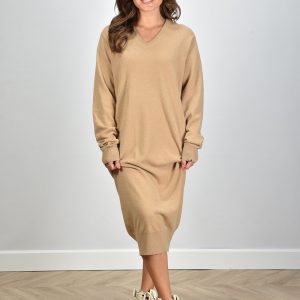 Extreme Cashmere jurk Merlin 187 camel