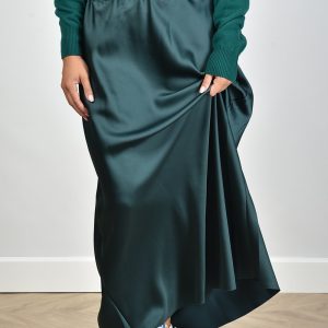 Sea Me Happy rok Jude Satin groen