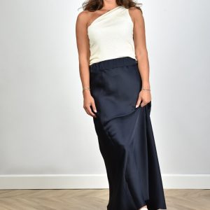 Sea Me Happy rok Jude Satin blauw