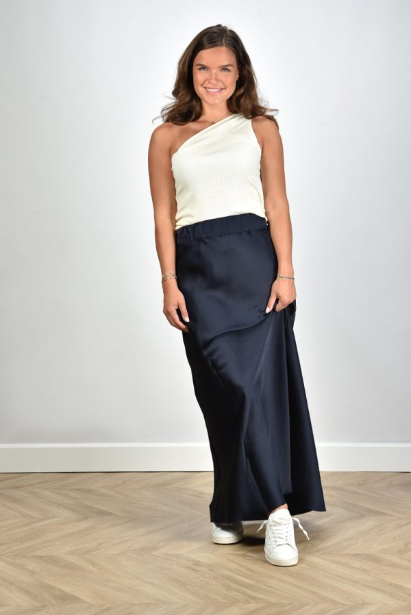 Sea Me Happy rok Jude Satin blauw
