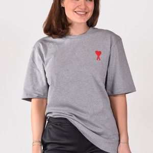 Ami Paris t-shirt Tonal ADC UTS004.726 grijs