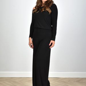 Norma Kamali broek Elephant KK2277PL112001/AA zwart