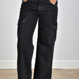 Agolde jeans Minka Cargo A9117-1557 zwart