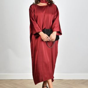 Sea Me Happy jurk Soraya Long Silky rood