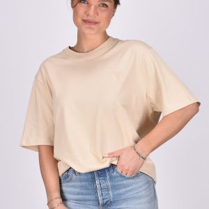 Ami Paris t-shirt Tonal ADC UTS004.726 creme