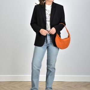 Anine Bing blazer Classic A-01-2116-000 zwart