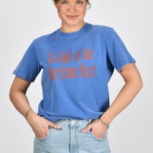 Golden Goose t-shirt GWP01220.P001005.50764 blauw