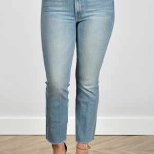 Mother jeans Hustler Ankle Fray 1117-686/D blauw