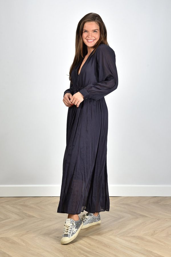 Forte_Forte jurk 12112 blauw