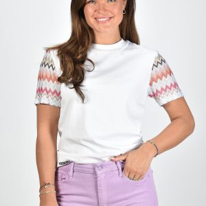 Missoni t-shirt DS24SL03-BJ00JU wit