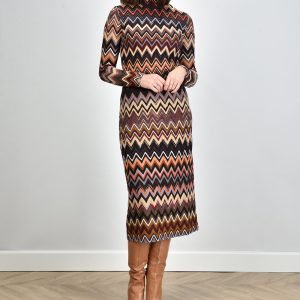 Missoni jurk DS23WG4T-BR00NO multicolour