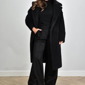 Max Mara jas Tedgirl zwart