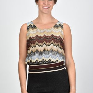 Missoni top DS23WK19-BR00SZ multi bruin