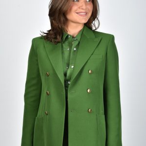 Ami Paris blazer Croisee FBV202.WV0004 groen