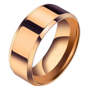 Heren ring Titanium Rose 8mm-18mm